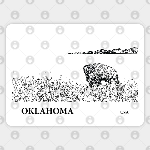 Oklahoma USA Sticker by Lakeric